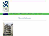 sperlgymnasium.at Webseite Vorschau