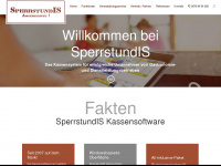 sperrstundis.at Webseite Vorschau