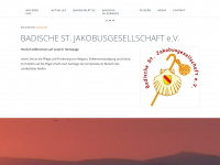 badische-jakobusgesellschaft.de Webseite Vorschau