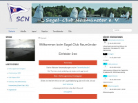 segelclub-nms.de Webseite Vorschau