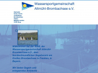 wab-segeln.de Webseite Vorschau