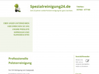 spezialreinigung24.de Webseite Vorschau