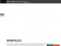 spg-biopellets.at Webseite Vorschau