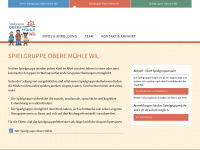 spielgruppe-oberemuehle.ch Webseite Vorschau