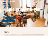 spielgruppebiglen.ch Webseite Vorschau