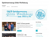 spielmannszug-gilde-wolfsburg.de Webseite Vorschau