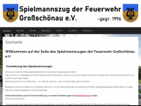 spielmannszug-grossschoenau.de Webseite Vorschau
