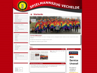 spielmannszug-vechelde.de Webseite Vorschau