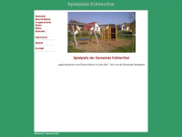 spielplatz-kuehlenthal.de Webseite Vorschau