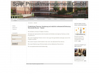 spier-projektmanagement.de Webseite Vorschau