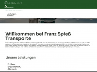 spiess-transporte.at Webseite Vorschau