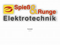 spiess-runge-elektrotechnik.de Webseite Vorschau