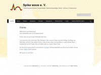 spike-wave.de Webseite Vorschau