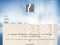 spine-surgery.ch Webseite Vorschau