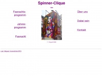 spinnerclique.ch Webseite Vorschau
