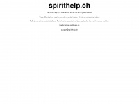 spirithelp.ch Webseite Vorschau