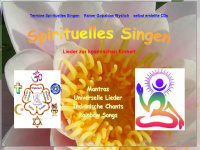 spirituelles-singen.de Webseite Vorschau