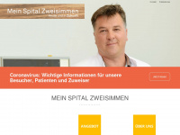 spitalzweisimmen.ch Webseite Vorschau