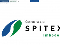 spitex-imboden.ch Webseite Vorschau