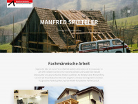 spitteler-holzbau.ch Webseite Vorschau