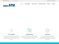 spm-gmbh.at Webseite Vorschau