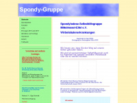 spondy-gruppe.de Webseite Vorschau