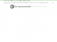 sponsorentafel.de Webseite Vorschau