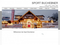 sport-buchebner.at Webseite Vorschau
