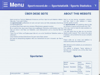 sport-record.de Webseite Vorschau