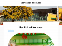sportanlage-telli-aarau.ch Webseite Vorschau