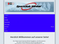 sportclub-winkel.ch Webseite Vorschau