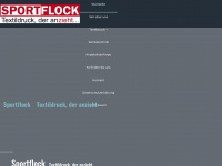 sportflock.de Webseite Vorschau
