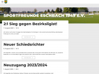 sportfreunde-eschbach.de Webseite Vorschau