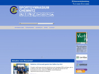 sportgymnasium-chemnitz.de Webseite Vorschau