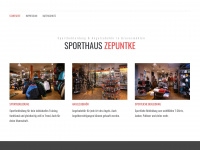 sporthaus-zepuntke.de Webseite Vorschau