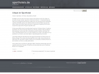 sporthotels.de Webseite Vorschau