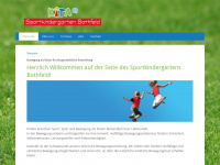 sportkita-bothfeld.de Webseite Vorschau