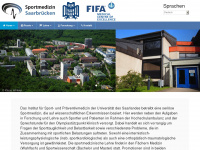 sportmedizin-saarbruecken.de Webseite Vorschau