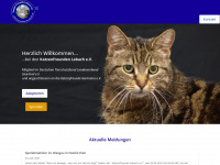 katzenfreunde-lebach.de Webseite Vorschau