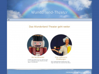 wunderland-theater.de Webseite Vorschau