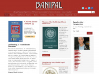 banipal.co.uk Webseite Vorschau