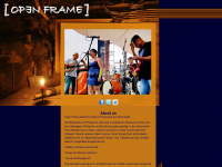 open-frame.net Webseite Vorschau