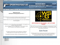 sportpistole.de Webseite Vorschau