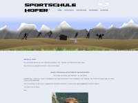 sportschule-hofer.at Webseite Vorschau