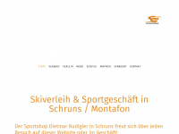 sportshop-rudigier.at Webseite Vorschau