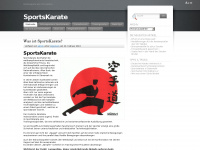 sportskarate.de Webseite Vorschau