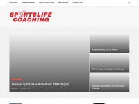 sportslife-coaching.de Webseite Vorschau