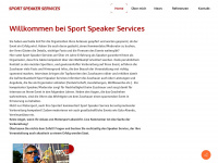 sportspeaker.ch Webseite Vorschau