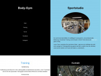 sportstudio-body-gym.de Webseite Vorschau