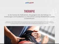 sporttherapie.at Webseite Vorschau